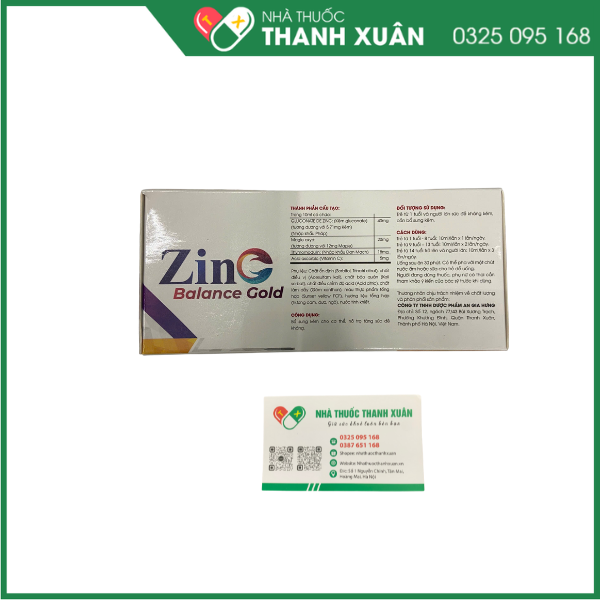 ZinC Balance Gold bổ sung kẽm, tăng cường sức đề kháng